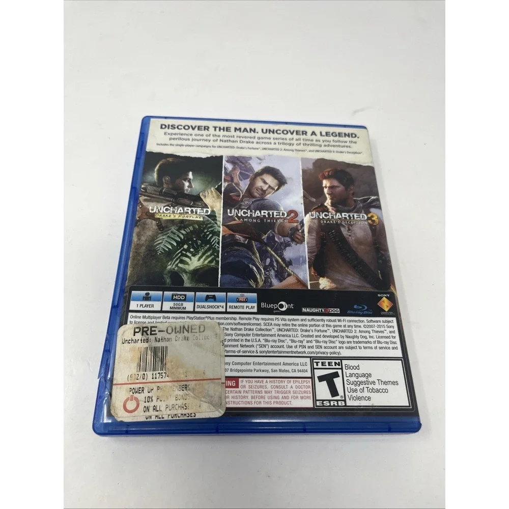 Uncharted The Nathan Drake Collection PS4 - PlayStation 4